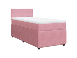 Box Spring Bed, Box Spring Beds Vidaxl Cor-de-rosa Veludo (100 X 200 Cm)