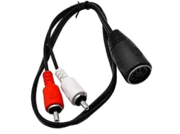 Lurelia Cabo Midi USB-C DIN 7 Pinos RCA 1.5 M 0.5 M, para PC e computador