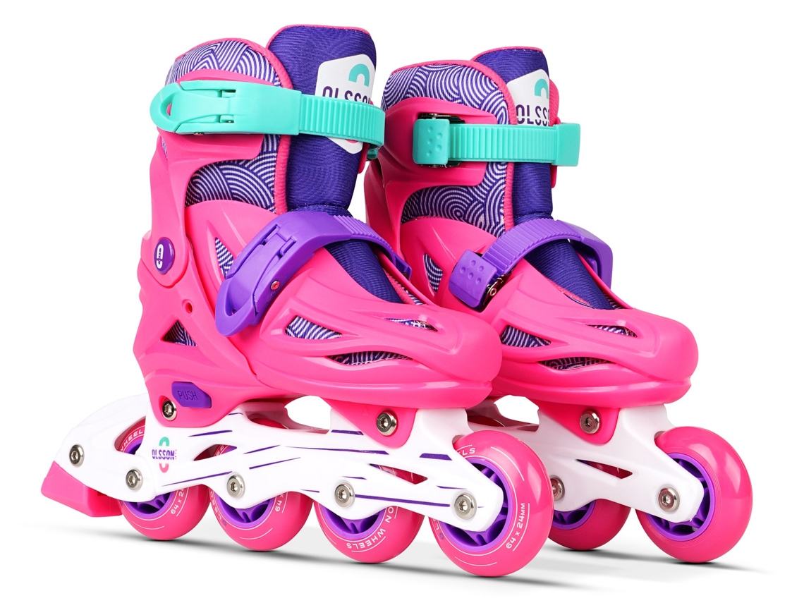 Patins em linha OLSSON LITE SALLY - Rosa Tamanho Ajustável (28-31) 608Z