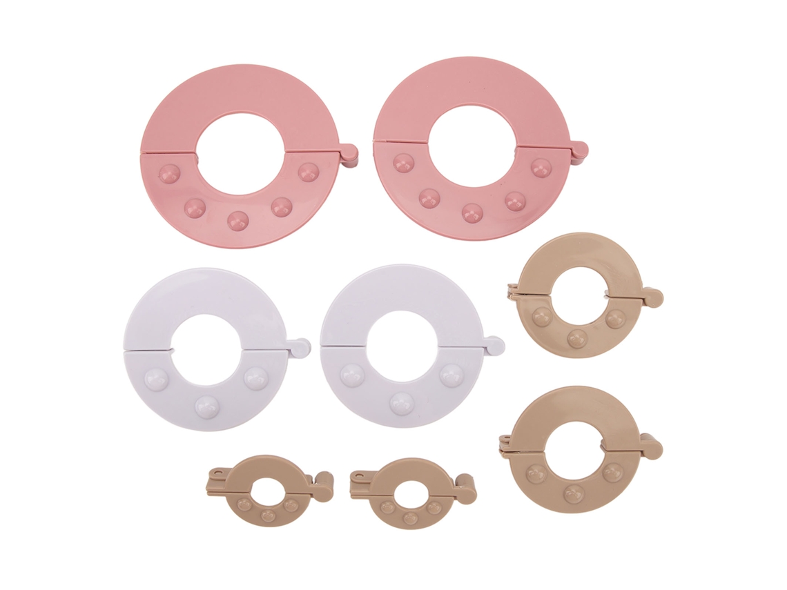 Ats kit de Fabricação de Pompons 8 Peças com 4 Tamanhos Ferramentas para Costura Diy Tapetes Lana