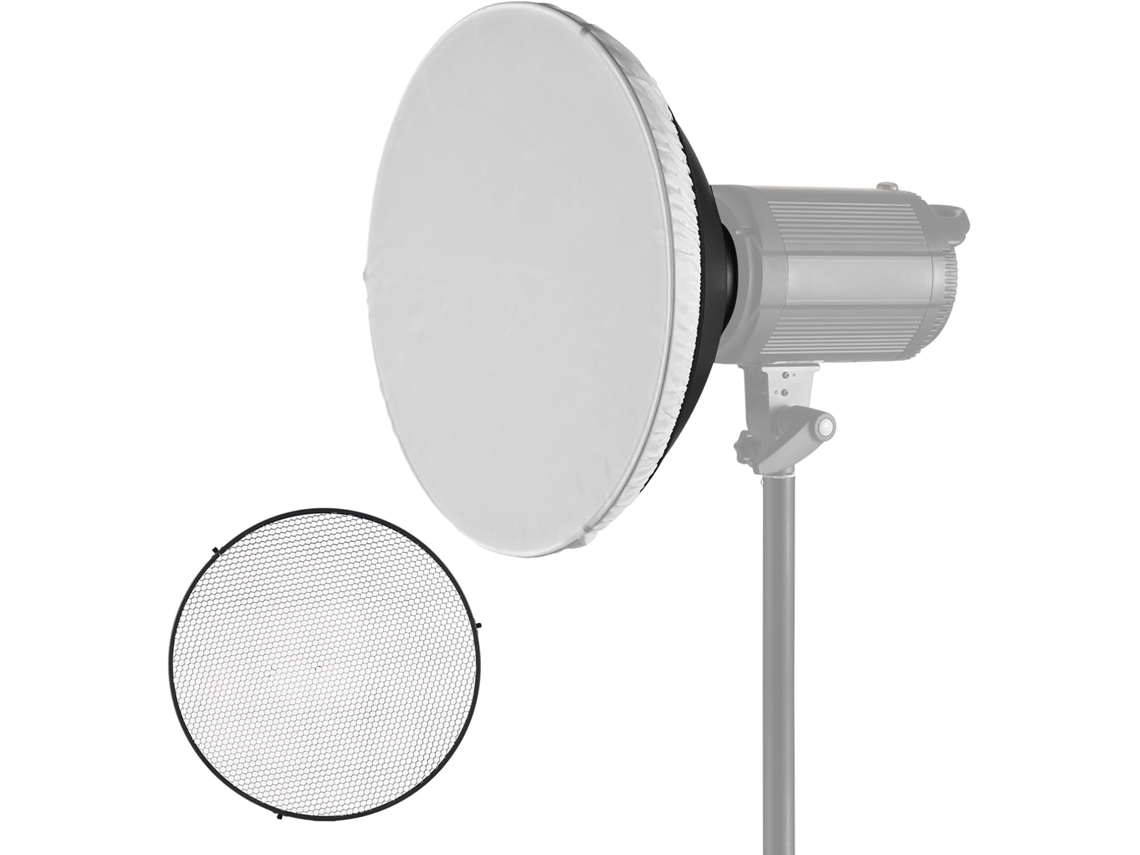 Refletor Beauty Dish De 15,35 Polegadas Com Montagem Bowens, Refletor