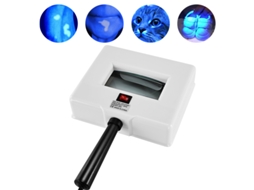 Analisador de Pele com Lâmpada de Wood, Scanner Facial, Analisador Ultravioleta, Lupa, Feito de Plástico. MDUG