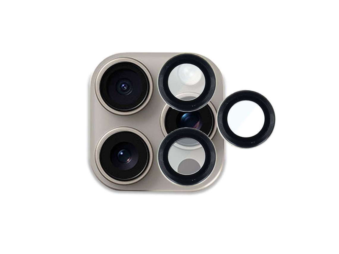 Protetor de Lente Preto para Iphone 15 Pro Max LA CASA DE LAS CARCASAS
