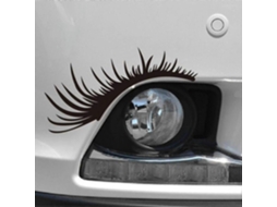 Cílios De Carro Adesivos De Cabeça Faróis Adesivos Cute False Eyelashs Hengjian