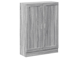 Estante Derivados de Madeira Cinzento Sonoma MAISON EXCLUSIVE (82,5x30,5x115 cm)