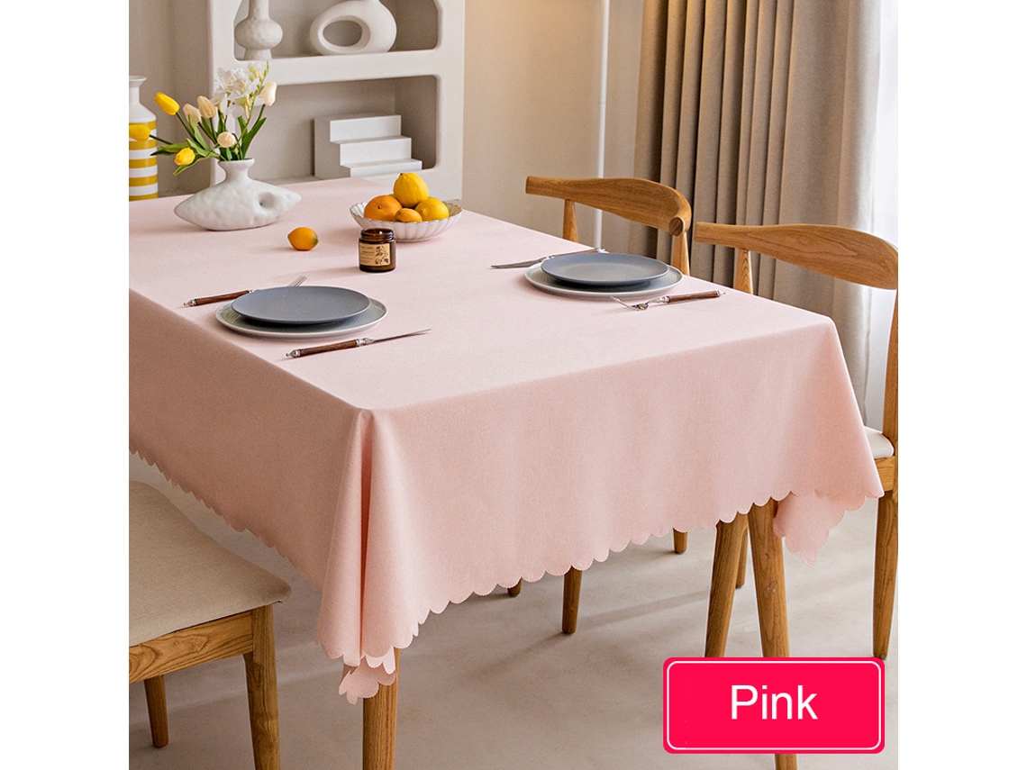 Toalha De Mesa Impermeável, Toalha De Mesa Nórdica De Algodão E Linho, Estilo Japonês, Toalhas De Mesa De Cor Sólida Para Mesa De Jantar, Mesa De Cent