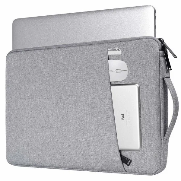 Bolsa Para Laptop Inf De 14,1 Polegadas/15,4 Polegadas Em Lona Cinza-aquaforge