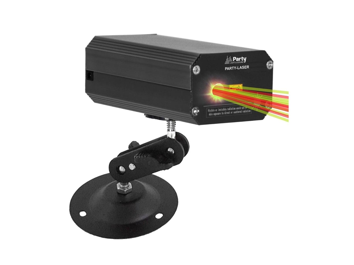 G-PARTY-LASER :LASER 120MW VERMELHO/VERDE MIC