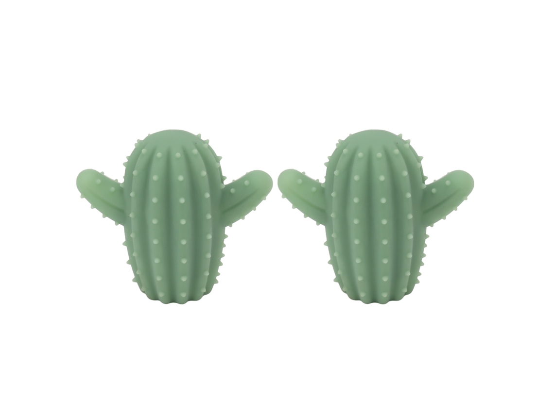 2 Bola de Lavagem Reutilizável Pvc para Máquina de Lavar Roupa Amaciador Cactus | S/MARCA