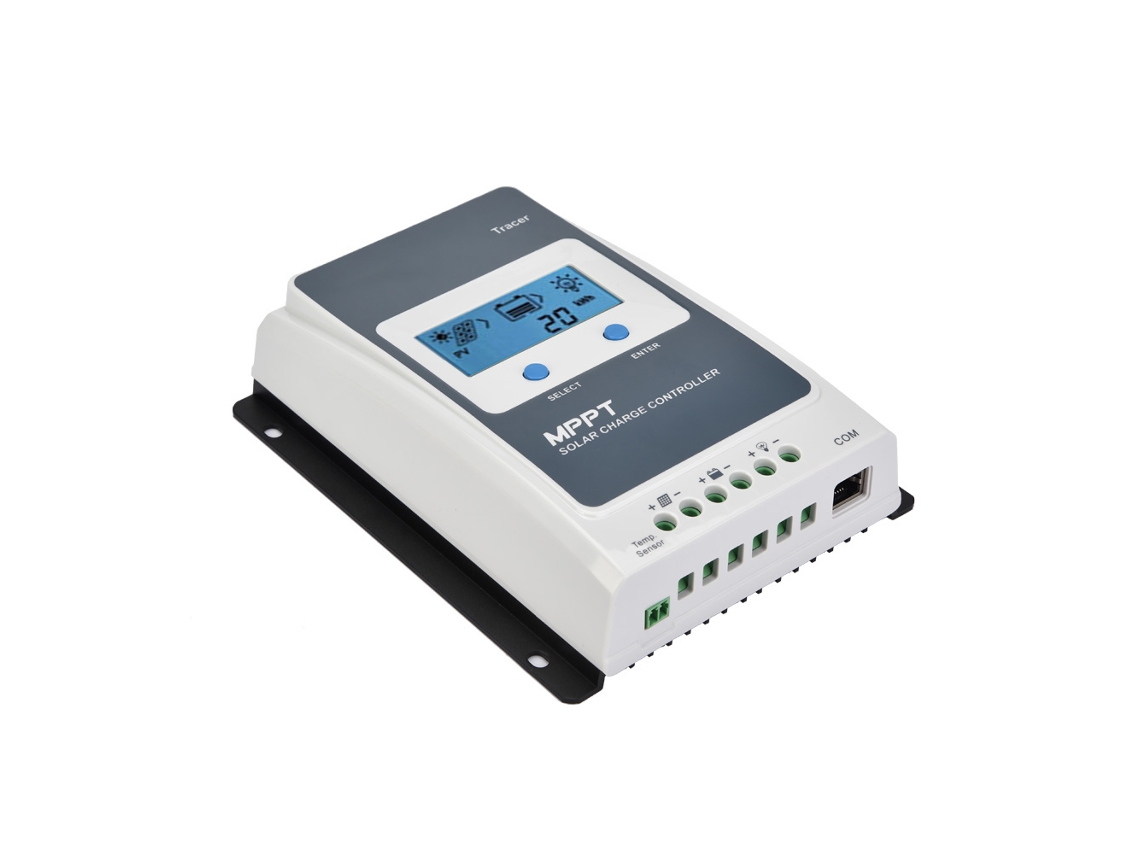 Controlador De Carga Solar Laxiscreed Com Mppt E Visor Lcd Para Máxima Eficiência Energética