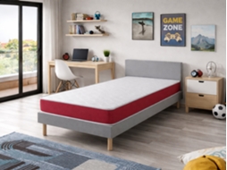 Pack Colchão De Espuma 80x200 Cm Dogo Sonho Com Capa Protetora E Almofada