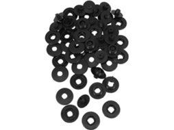 Conjunto De 20 Peças De Clipes Para Fixação Segura De Tapetes De Abs Pretos.