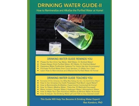 Livro Drinking Water GuideII How to Remineralize and Alkalize the Purified Water at Home de Rao Konduru Dr (Inglês)