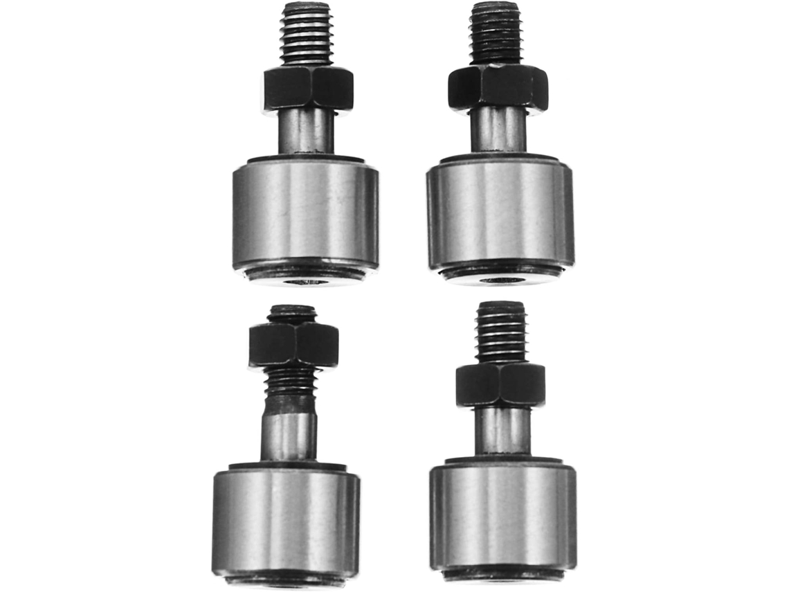 Conjunto De 4 Rolamentos Agulha Tipo Parafuso Em Aço Resistente Para