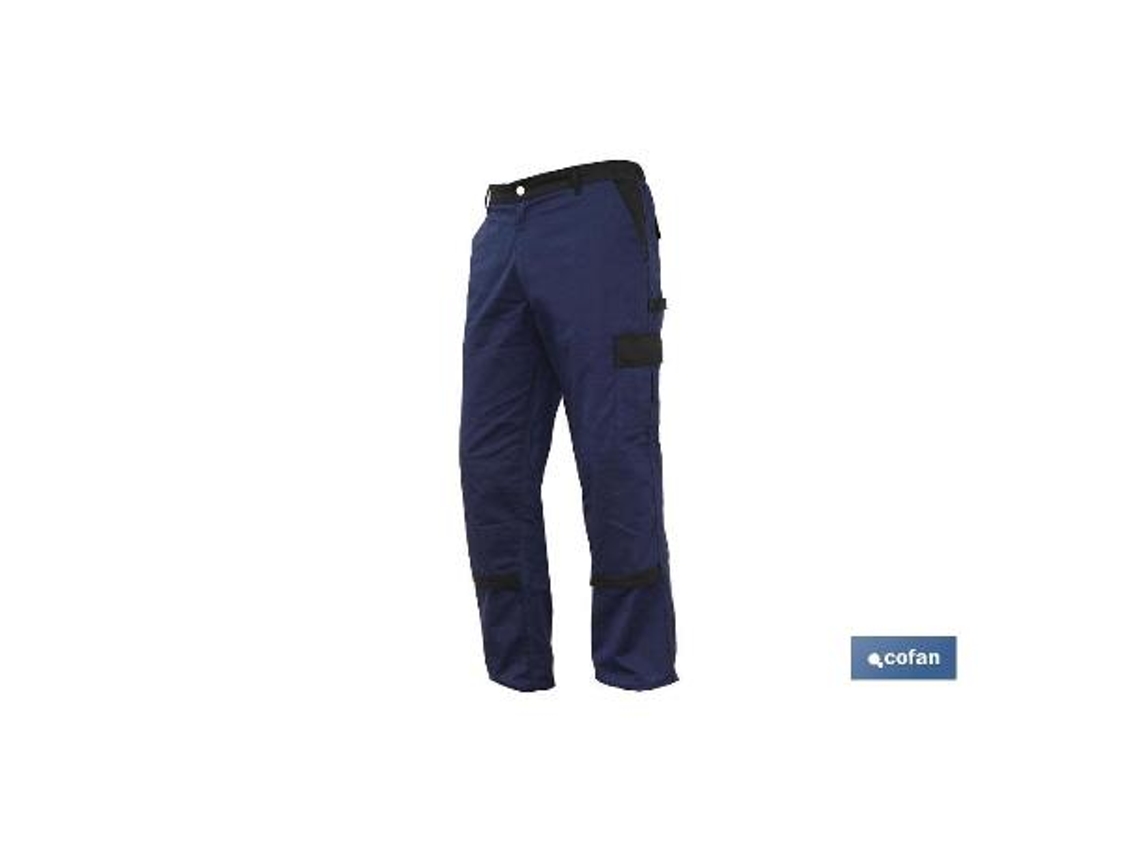 Pantalon trab. flex. jano regular fit mar/negro t-52