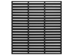 Fence Panel, Fence Panels Vidaxl Preto Wpc (180 X 180 Cm)