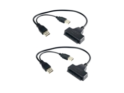 Adaptador Usb Para Disco Rígido , Rápido E Estável, Compatível Com Ssd E Para Transferência De Dados Em Laptops. Gokoco (2 Unidades)