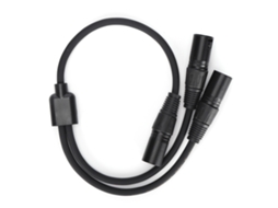 Cabo Splitter Xlr Mali Duplo 0.5m com Fio de Cobre