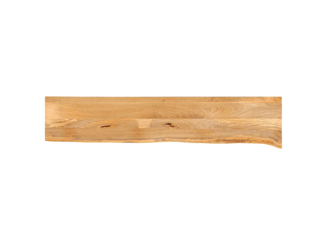 Vidaxl Tampo De Mesa C/ Borda Viva 180x40x2,5 Cm Mangueira Maciça