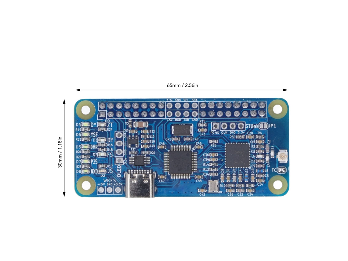 Placa Principal Hotspot Mmdvm Simplex Para Raspberry Pi