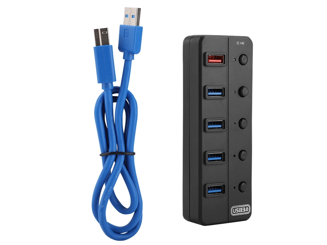 Hub Usb3.0 LAXISCREED 4+1 Portas Alta Velocidade