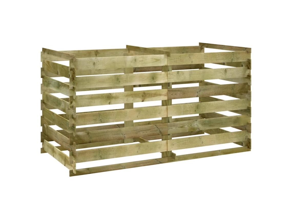 Compost Bin, Compost Bins Vidaxl Marrom Madeira De Pinho (180 X 90 X 90 Cm)
