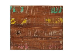 Vidaxl Tampo De Mesa Retangular 60x50x3,8 Cm Madeira Recuperada Maciça