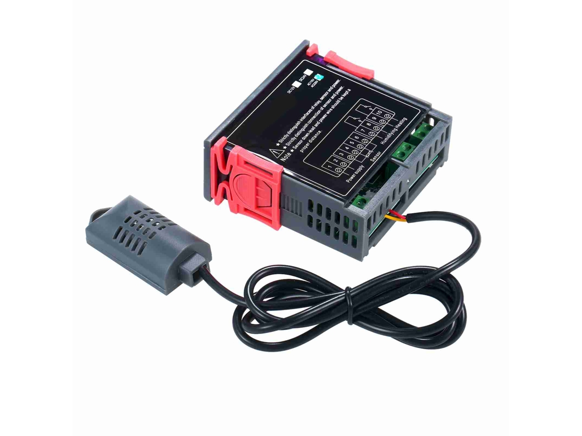 Controlador Digital De Temperatura E Umidade Com Sensor Integrado E Saída De Relé