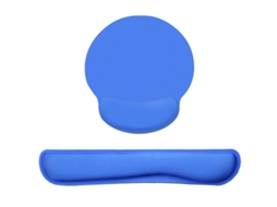 Mouse Pad Com Apoio Para Pulso, Teclado De Espuma Viscoelástica, Easy Blue Slowmoose