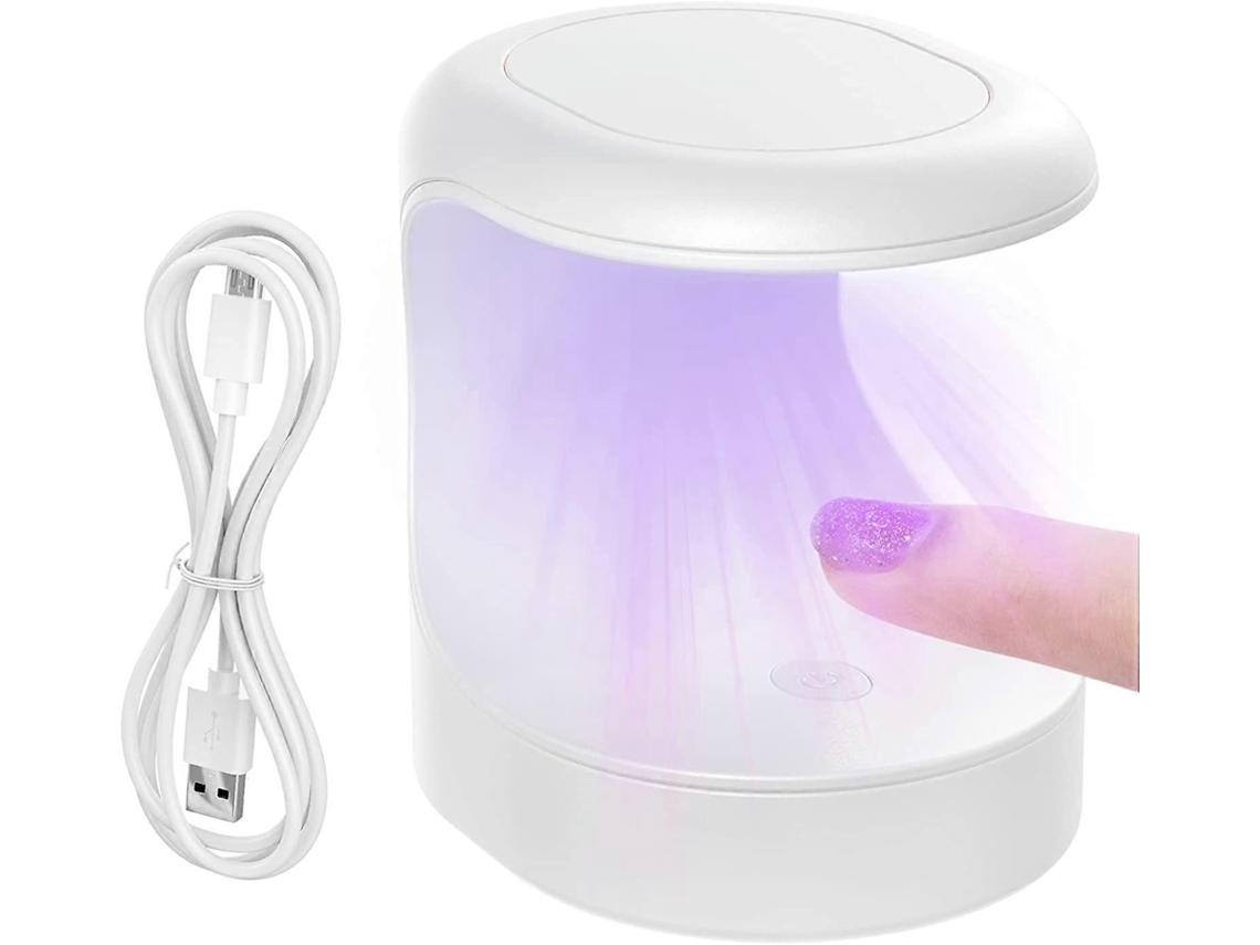 Mini lâmpada UV para unhas de gel com 3 LEDs convergentes LY EBIKE