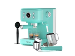 Máquina De Espresso, Termômetro Embutido, Batedor De Leite, 04e-azul Tiffany, Ue
