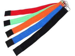 Conjunto de 5 Faixas Elásticas Coloridas para Pernas, ideal para revezamentos ao ar livre