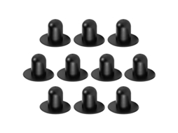 Linjou 10 tampas de piscina estendidas compatíveis com piscinas Lay Z Spa (preto) S/MARCA