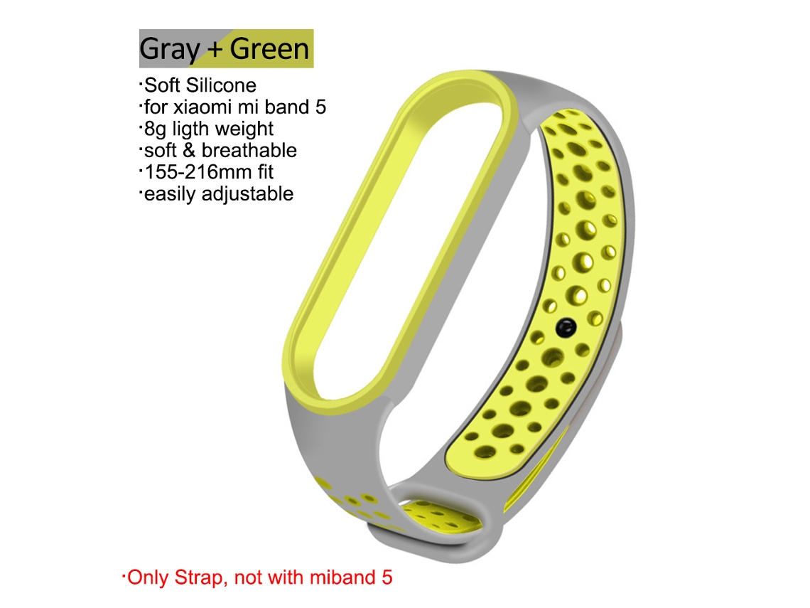 Cinto de Silicone para Xiaomi Mi Band 5 EOOCOO