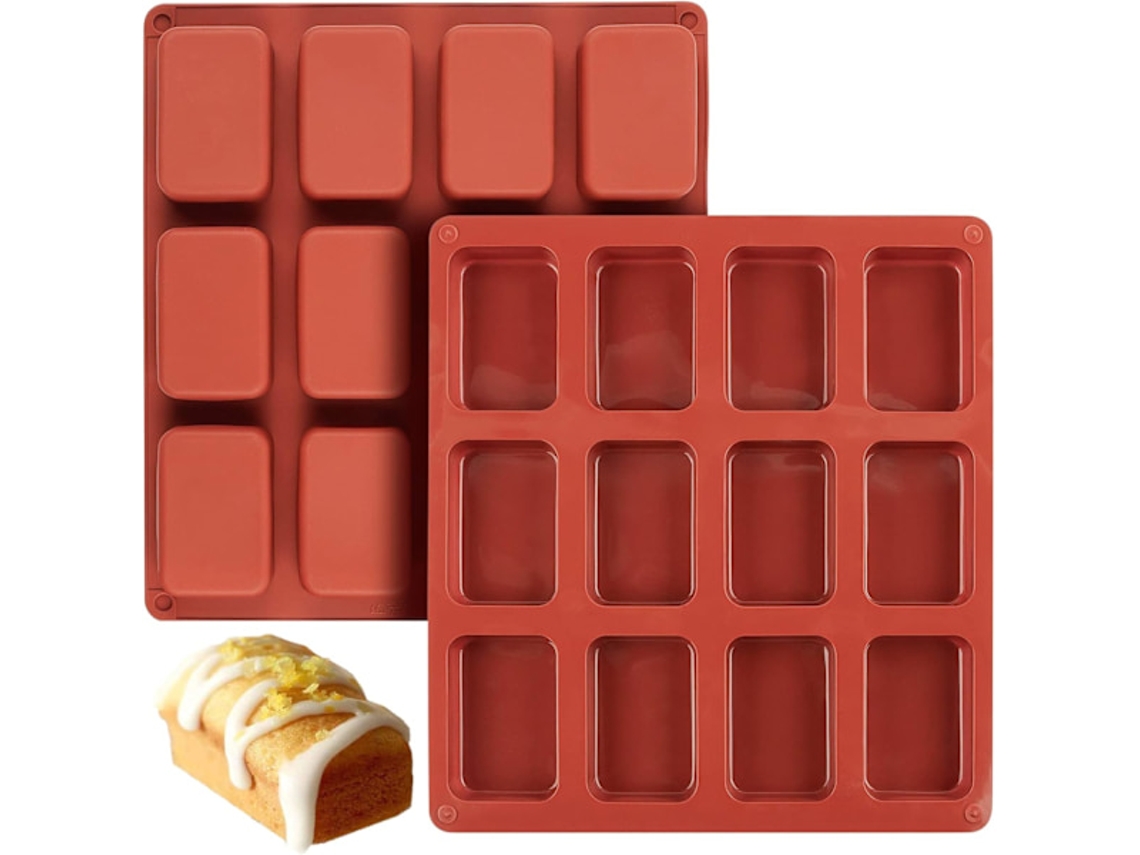 Conjunto De 2 Formas Para Pão E Bolos, Em Silicone, Para Forno, Confeitaria E Preparo Doméstico