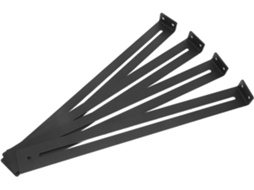 Kit De Reparo Completo Com Suportes Reforçados Para Gavetas Em Mdf E Aglomerado Montagem Invisível