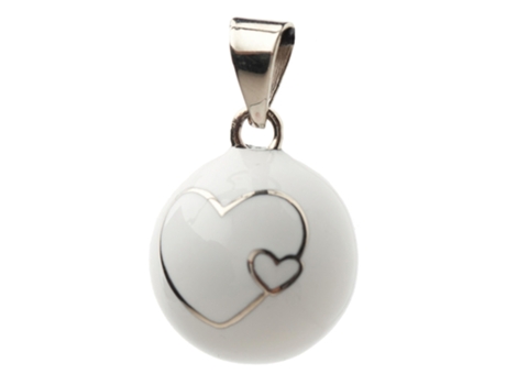 Bijutaria Feminina de Gravidez com Duplo Coração BOLA