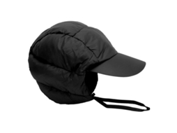 Chapéu de Ski Quente Impermeável para Inverno Preto