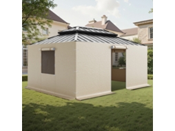 Conjunto De 4 Paredes Laterais Em Pe Para Gazebos De 3,44 X 4,66 M Vevor