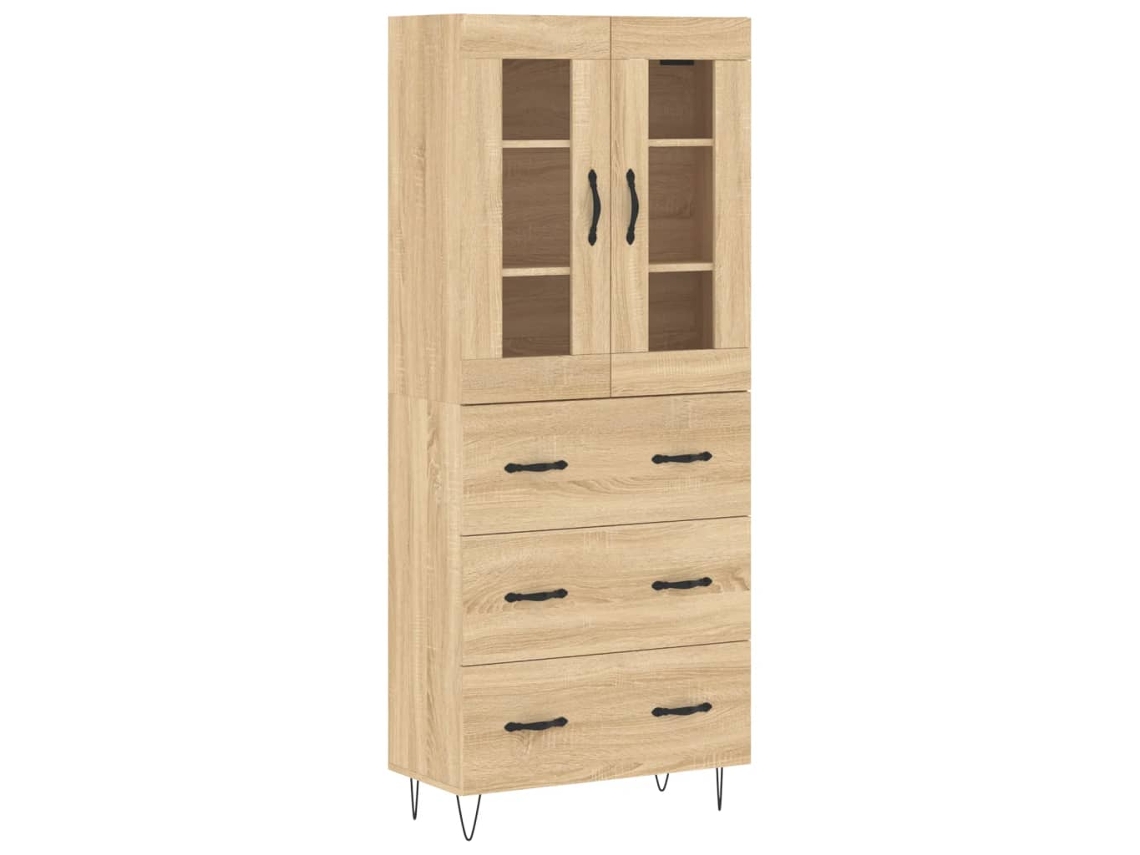 Highboard, Highboards Vidaxl Marrom Madeira Processada (n/a)