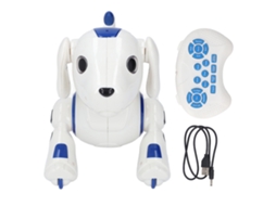 Primerox brinquedo Cachorro Robô Inteligente Controle Remoto com Voz e Funções de Truque Rechargeável