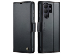 Capa De Couro Antifurto Para Celularpreto - Iphone 14 Pro Max