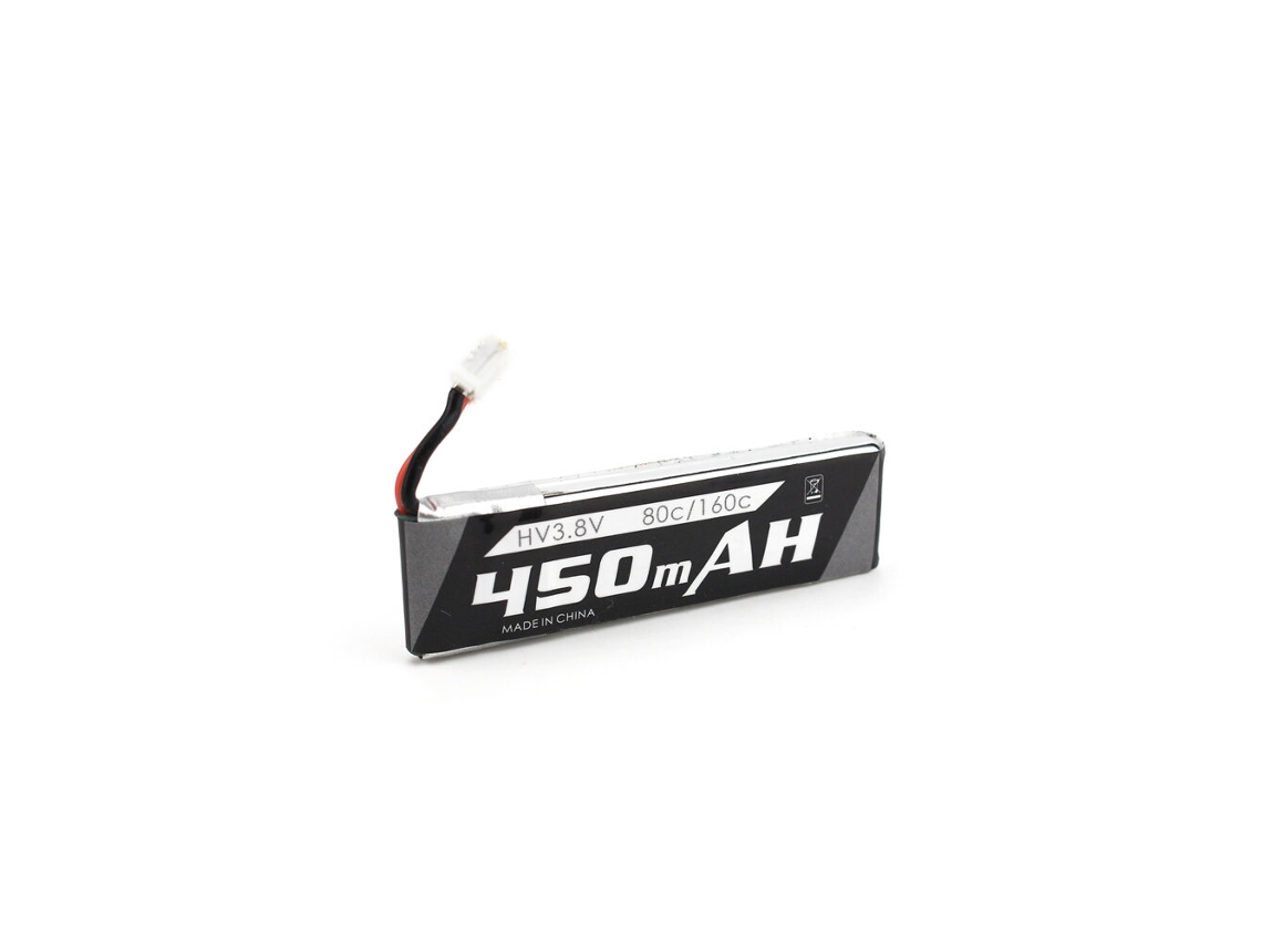 Conjunto De 3 Baterias Lipo 1s 3.8v 80c/160c Hv 450mah Com Conector Ph2.0 Para Drones De Corrida Fpv Emax Tinyhawk Ii / Iii / Whoop Freestyle Indoor.