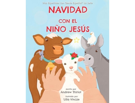 Livro Navidad Con El Niño Jesús Libro Para Colorear De Andrew Thiriot (inglês)