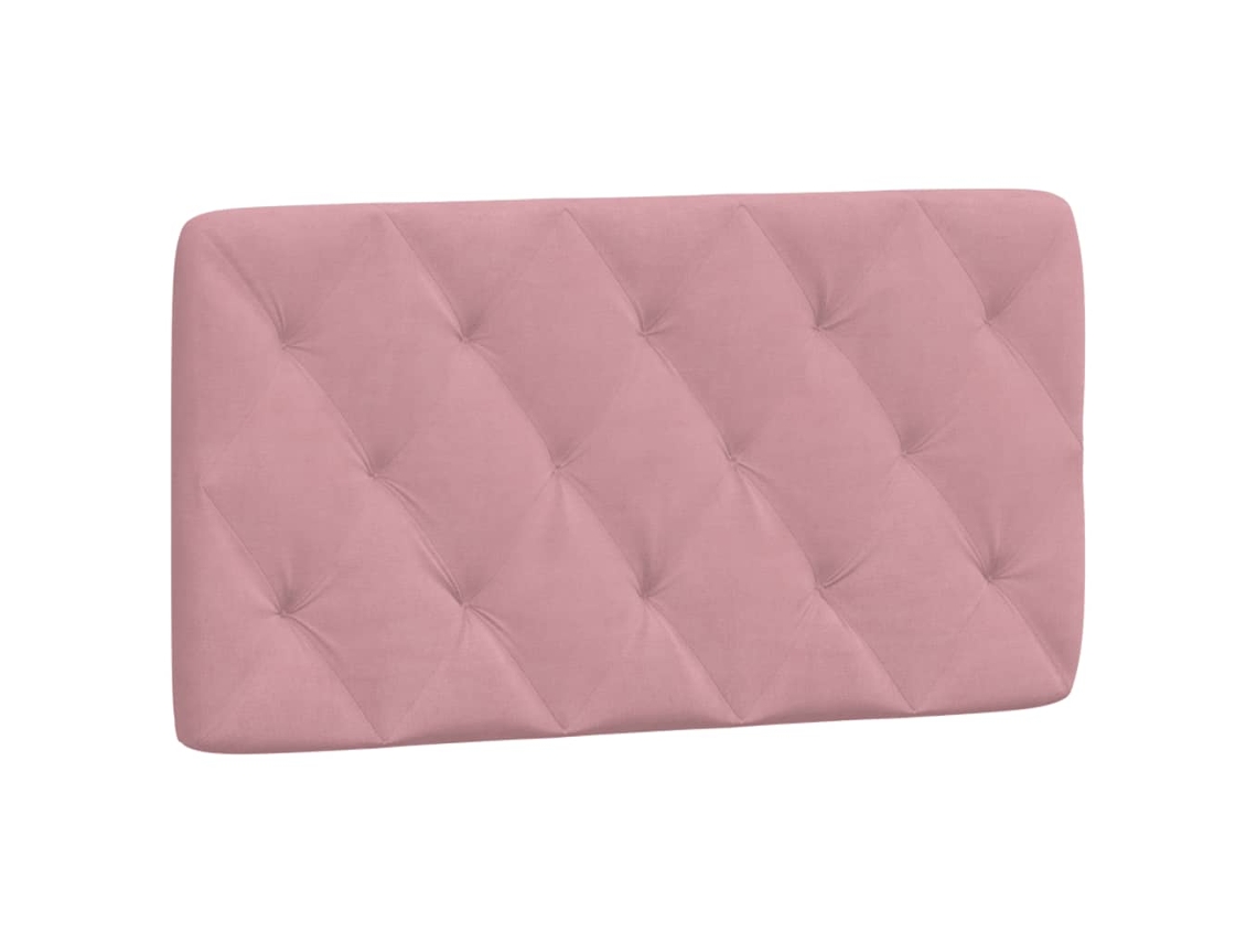 Travesseiro de Cabeça 100 cm Veludo Rosa MAISON EXCLUSIVO