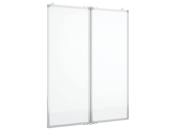 Maison Exclusive - Quadro Branco Magnético Dobrável 80x100x1,7 Cm Alumínio