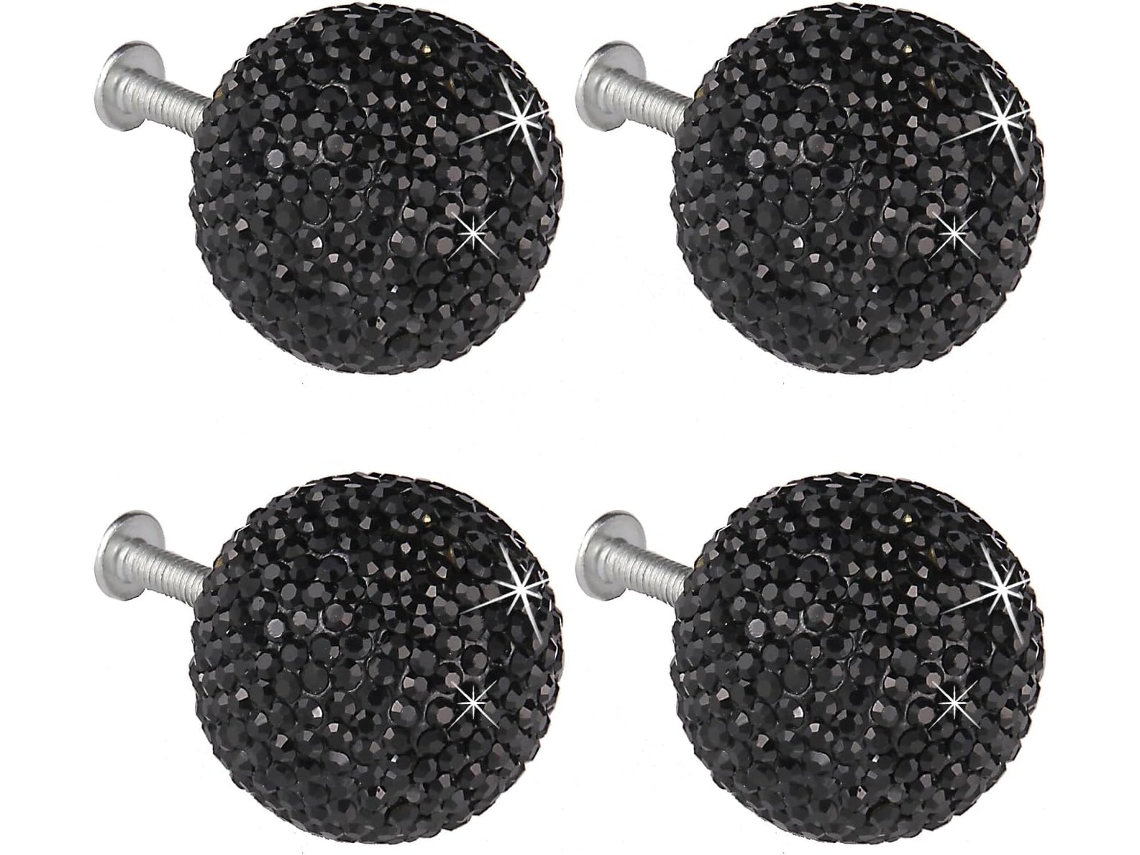 Conjunto De 4 Puxadores Gaveta Em Pedra, Estilo Clássico, Para Cômoda, Armário, Decoração Moderna E Elegante Puxador