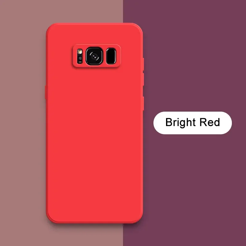 Capa De Celular Samsung A54, Vermelha, Em Silicone Líquido, Macia E Resistente A Impactos.