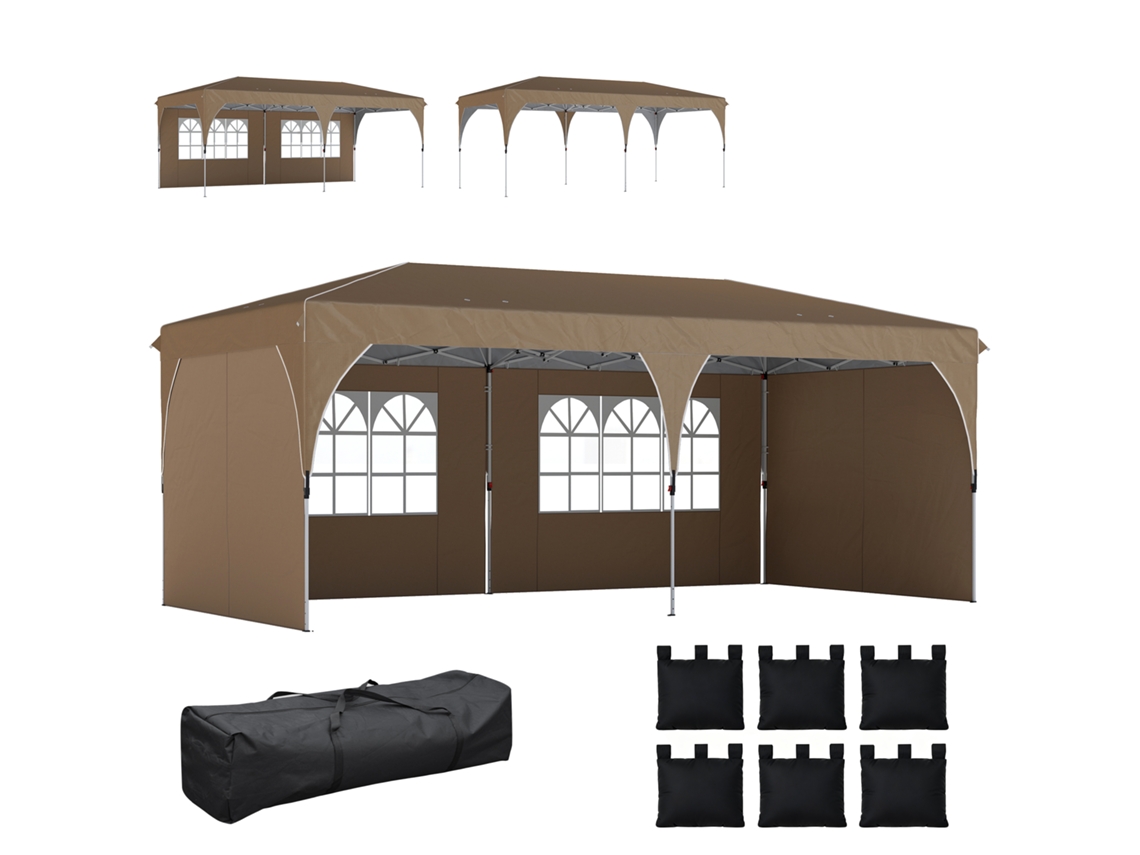 Toldo Lateral Retrátil 300x160 Cm Cinza S/MARCA
