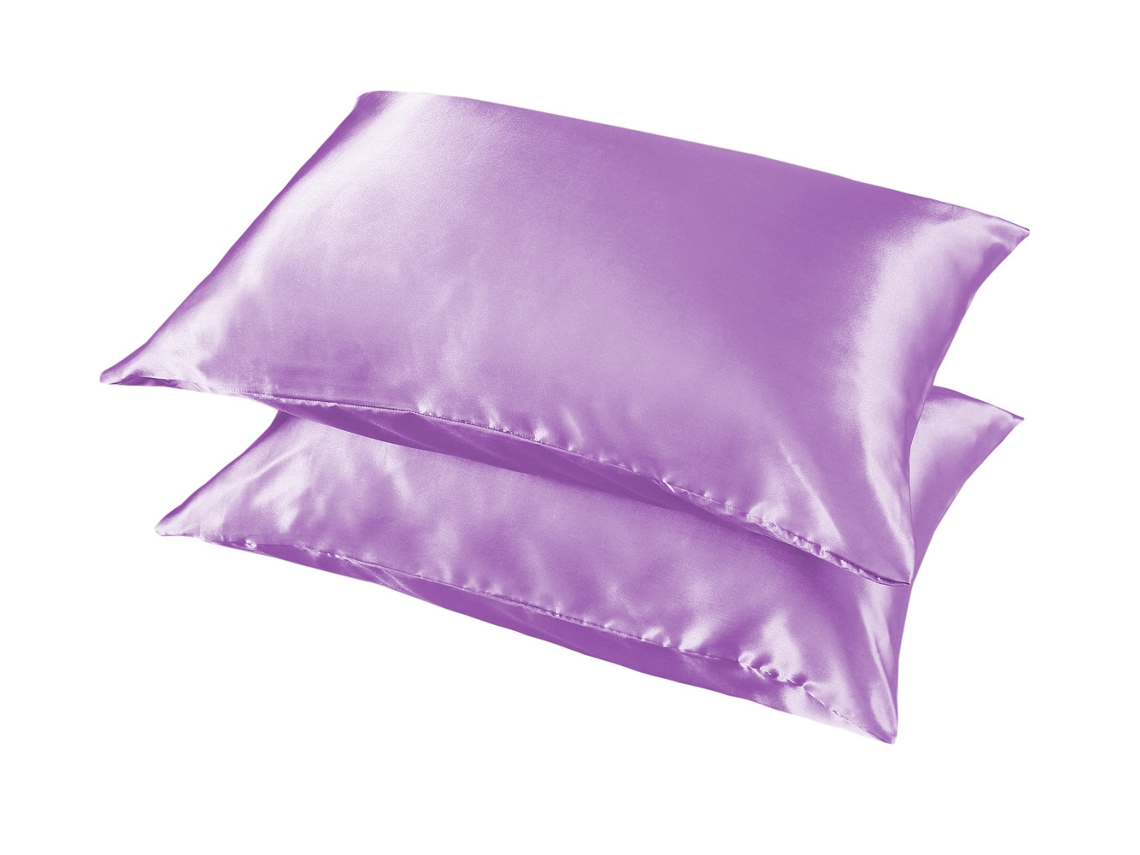 2Pack Fronha de Seda para Cabelo e Pele Macia Feminina de Cetim Fronha de Seda King Size Não.19